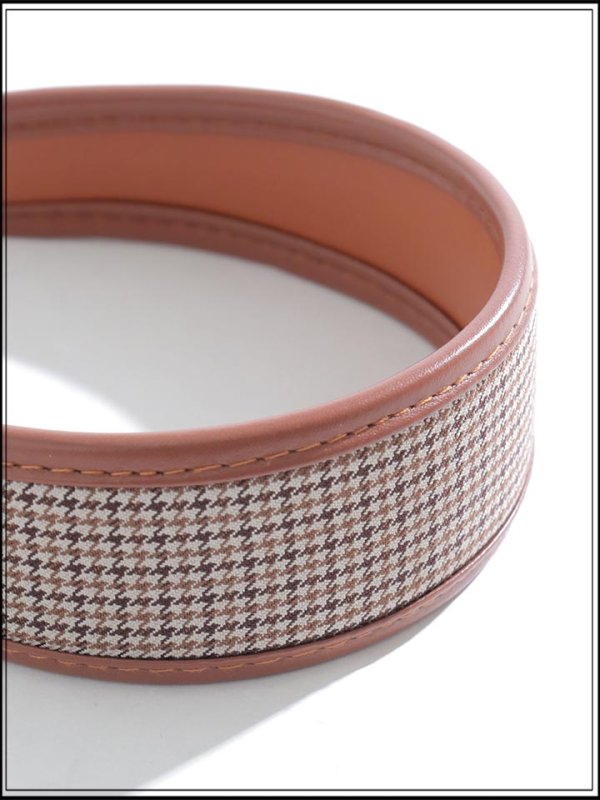 画像4: 【カチューシャ】千鳥チェックワイドカチューシャ【1カラー】[OF02] 【YN】