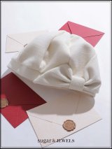 【帽子】サイドリボンベレー帽【1カラー】[OF02] 