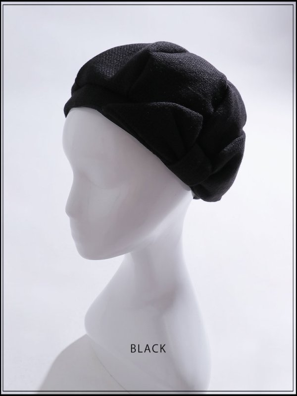 画像2: 【帽子】サイドリボンベレー帽【1カラー】[OF02] 