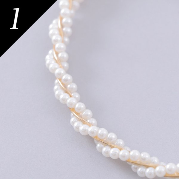 画像4: 【カチューシャ】パールカチューシャ【8種類】[HC02-U]