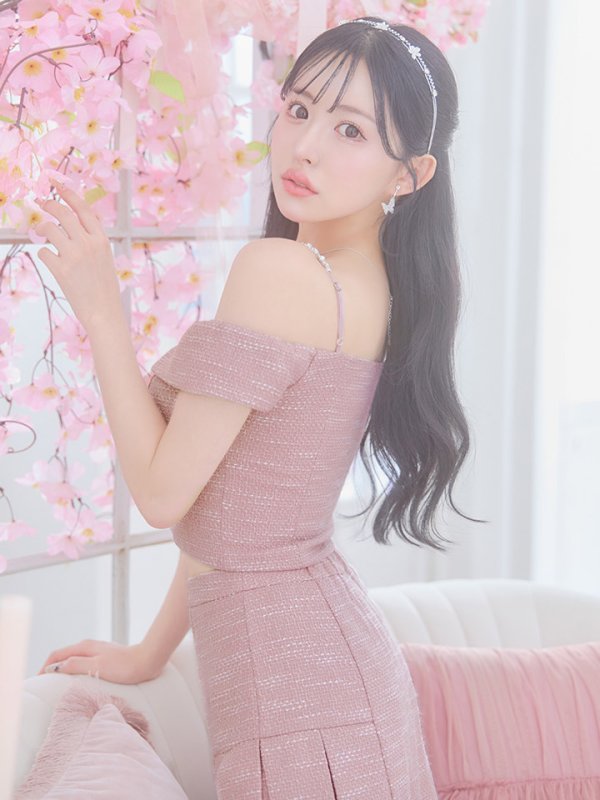 モデル：かるあ　身長：156cm　着用サイズ：Sサイズ