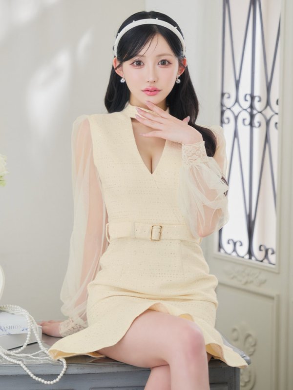 モデル:かるあ 身長:156cm 着用サイズ:Sサイズ