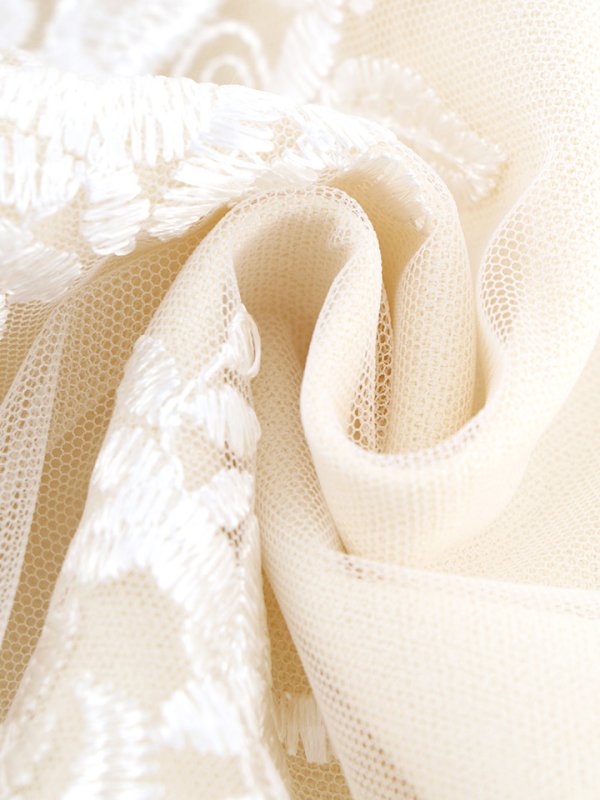 画像20: 刺繍レース/ビジュー/華やか/袖レース/背中隠し/オフショルダー/透け感/ミニドレス/ キャバドレス【S-Mサイズ/3カラー】[HC02]【 jAOC】