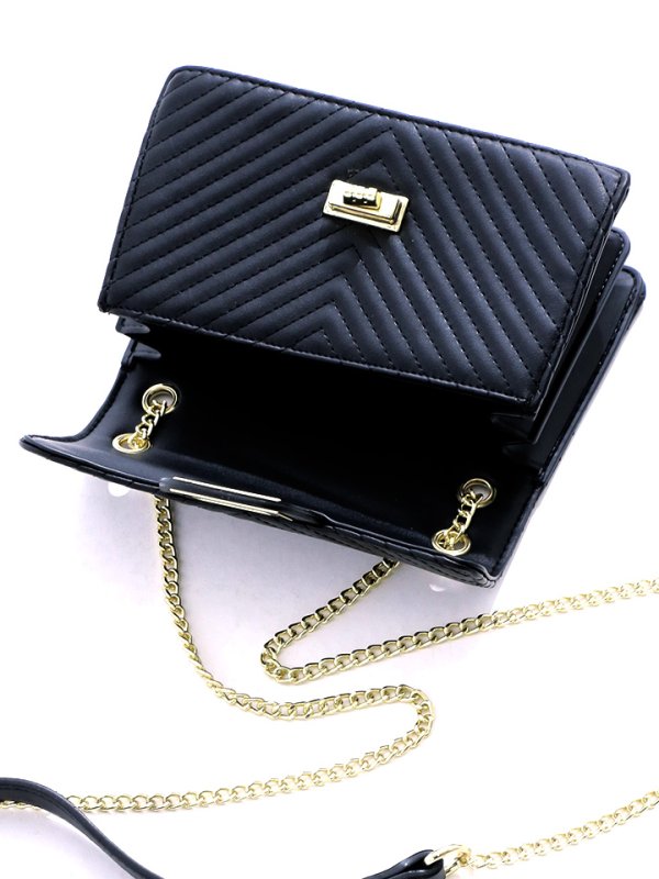 画像7: チェーンショルダーバッグ【Fサイズ/2カラー】[OF04] 【IM】