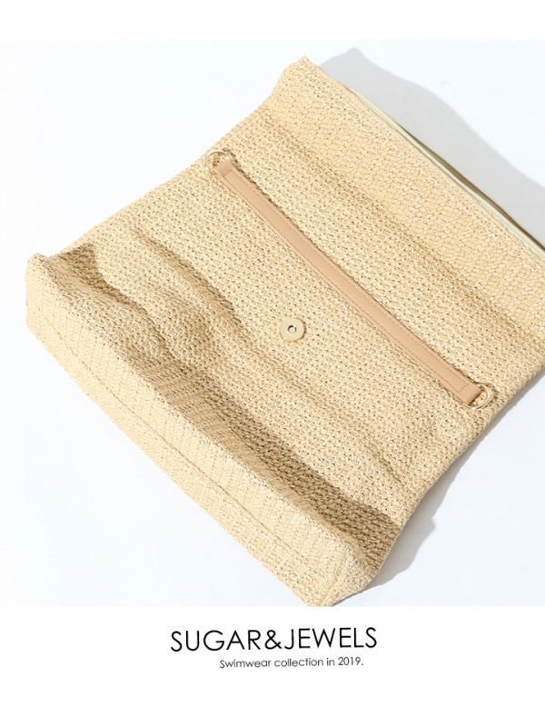 画像7: 【即日発送】【水着小物：ビーチバッグ】ストロークラッチバッグ[FB01]