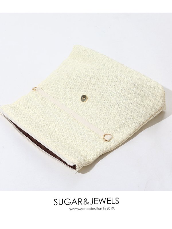 画像4: 【即日発送】【水着小物：ビーチバッグ】ストロークラッチバッグ[FB01]