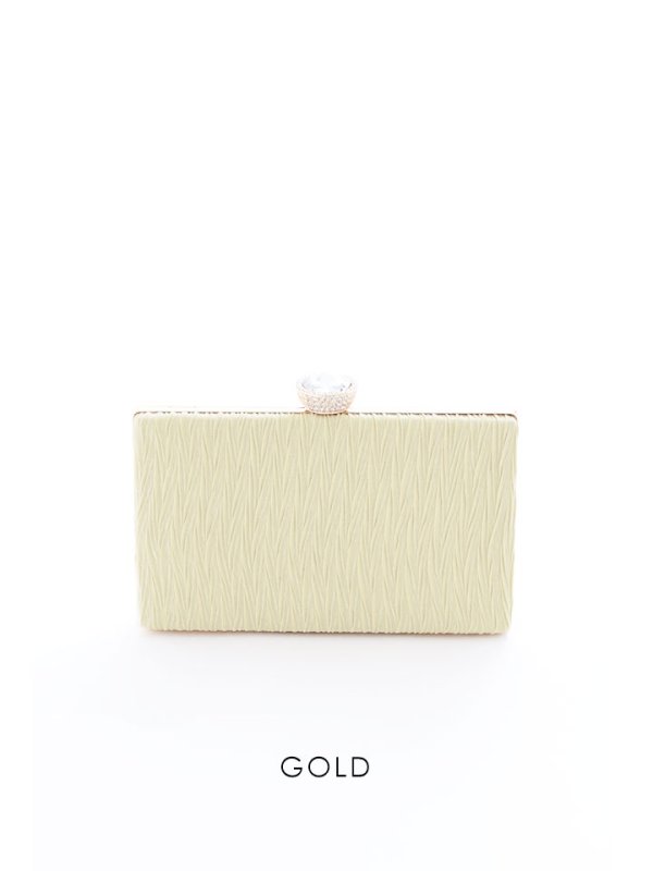 画像4: プリーツサテンクラッチバッグ/プリーツ/サテン/クラッチバッグ【Fサイズ/5カラー】[OF04] 【IM】