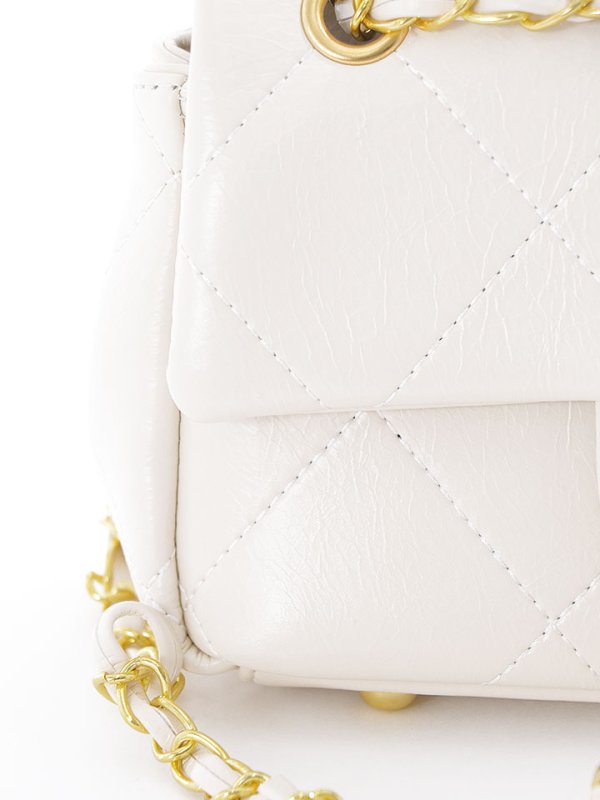 画像6: チェーン付きミニバッグ【Fサイズ/2カラー】[OF04]