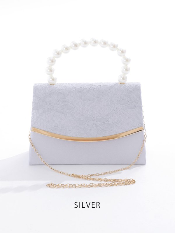 画像4: 2WAYバッグ/ハンドバッグ/ショルダーバッグ/チェーン/パール【Fサイズ/3カラー】[OF04] 【IM】