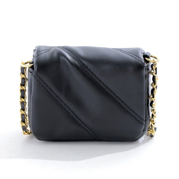 画像5: ステッチデザインミニショルダーバッグ【Fサイズ/2カラー】[OF04]