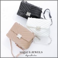 ショルダーバッグ/チェーン紐【Fサイズ/3カラー】[OF04]【IM】