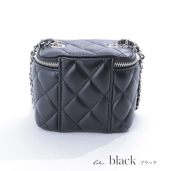 画像7: 【即日発送】【水着小物：ビーチバッグ】ショルダーチェーン付き/ キルティング/ バニティバッグ[OF04]