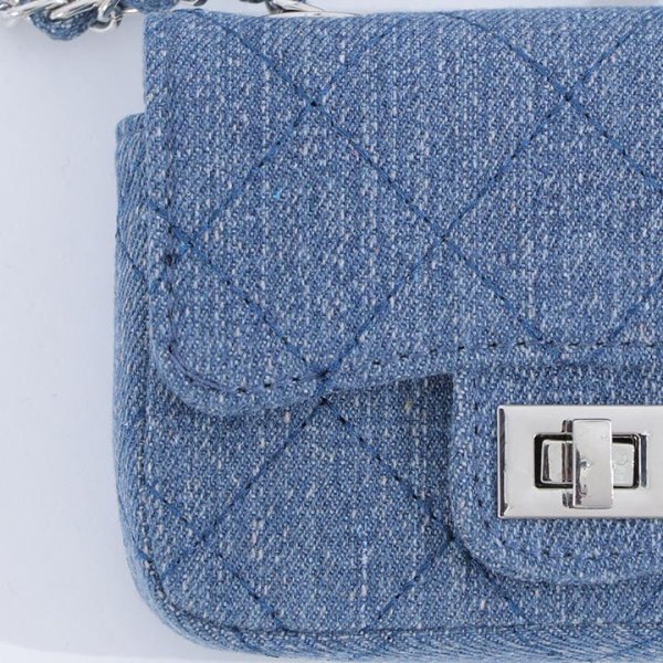 画像7: 【バッグ】デニムチェーンショルダーミニバッグ【3カラー】[OF04]