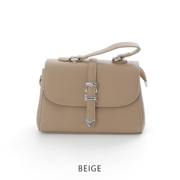 画像4: 【バッグ】2wayレザーフラップスクエアハンドバッグ【5カラー】[OF03]