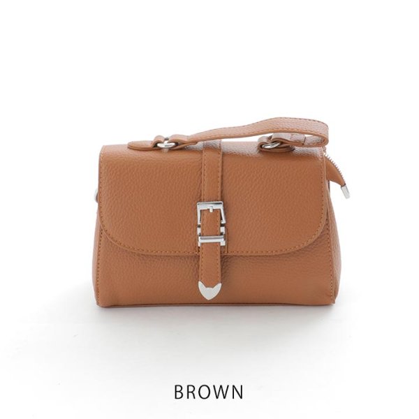 画像5: 【バッグ】2wayレザーフラップスクエアハンドバッグ【5カラー】[OF03]