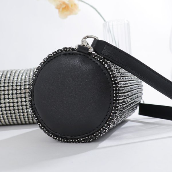 画像5: 【バッグ】ラインストーンラウンドバック【Fサイズ/2カラー】[OF04]