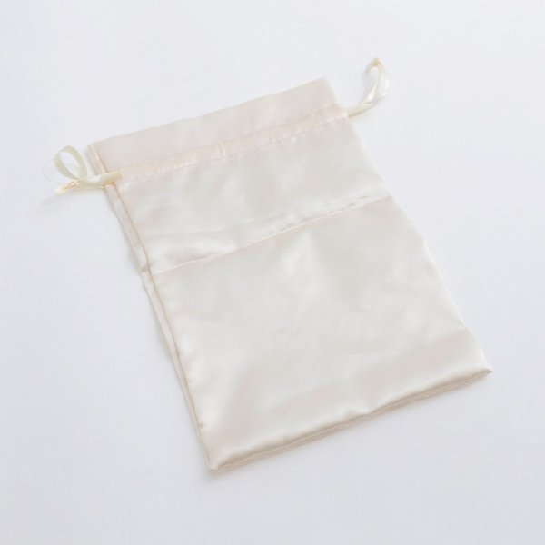 画像5: 【バッグ】巾着付き格子柄ビーズハンドバッグ【Fサイズ/2カラー】[YMT]