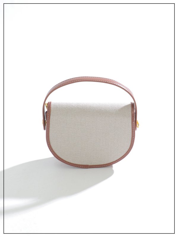 画像4: 【バッグ】2wayレザーパイピングキャンバスバッグ【Fサイズ/2カラー】[OF02]