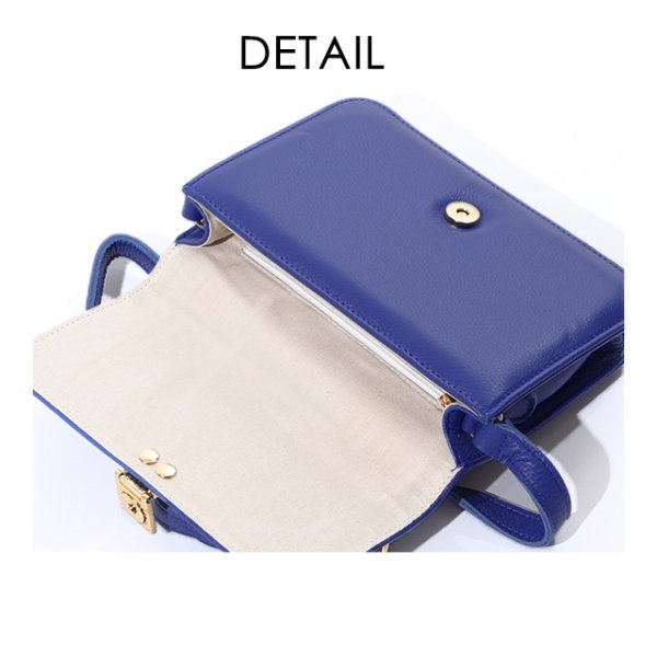 画像5: シックな雰囲気が大人可愛いフェイクレザーバッグ【2color】[OF04]