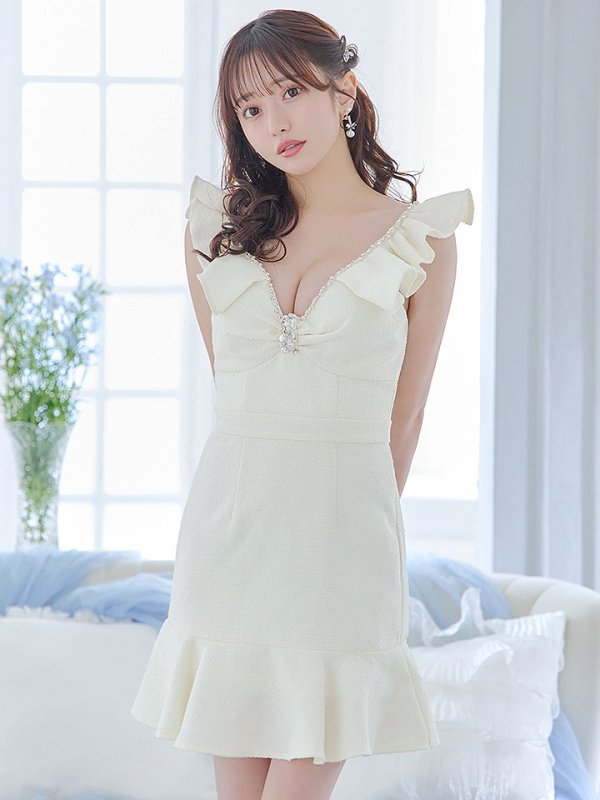 モデル:羽澄まり 身長:158cm 着用サイズ:Sサイズ