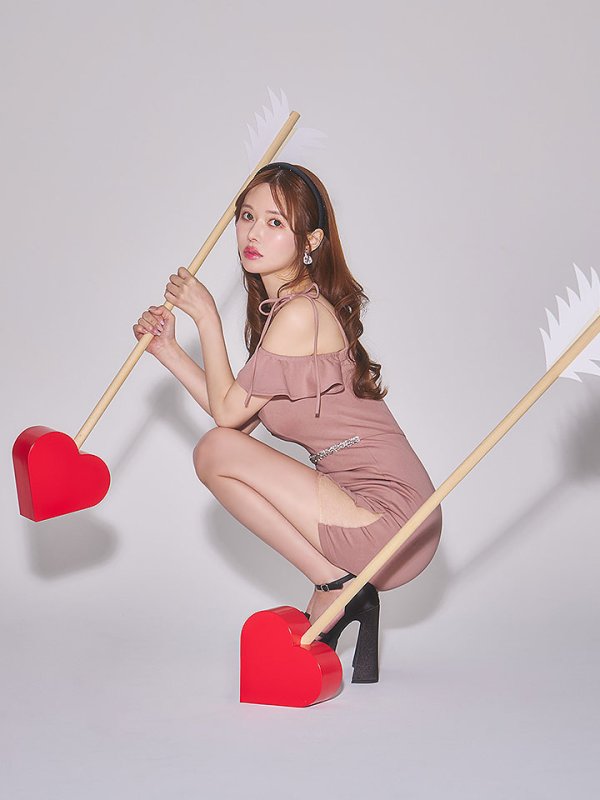 モデル：ゆめ　身長：160cm　着用サイズ：Sサイズ