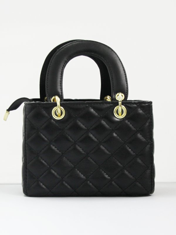 画像6: 【ANGEL R/エンジェルアール】パールチェーン付き/ キルティング/ ハンドバッグ【2カラー】[OF04] 【一部予約商品/12月下旬-1月上旬発送予定】