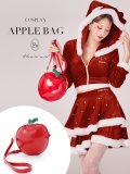 【即日発送】【ハロウィンコスプレ/小物】りんごショルダーバッグ/ ポシェット [OF02]