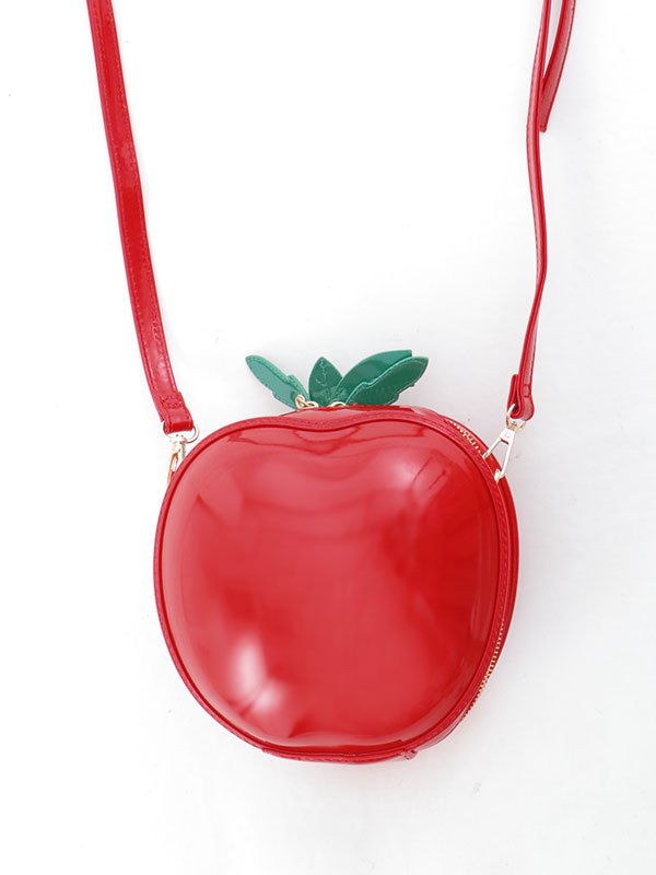 画像8: 【即日発送】【ハロウィンコスプレ/小物】りんごショルダーバッグ/ ポシェット [OF02]