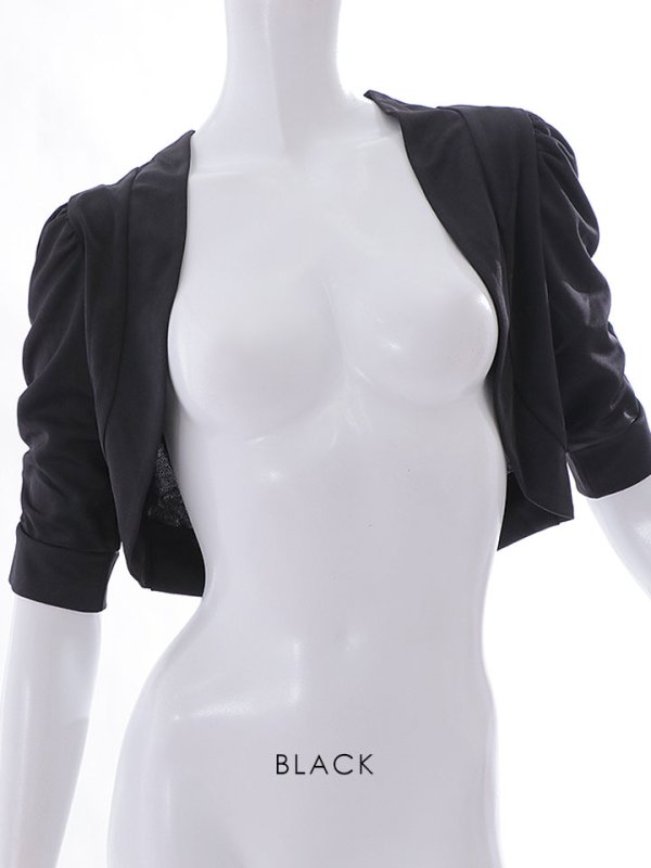 画像4: 再入荷!モノトーンボレロ/上着/羽織り物/アウター【Fサイズ/2カラー】[OF04-U] 【IM】
