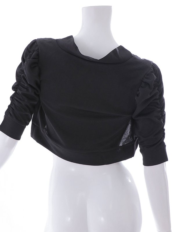 画像7: 再入荷!モノトーンボレロ/上着/羽織り物/アウター【Fサイズ/2カラー】[OF04-U] 【IM】