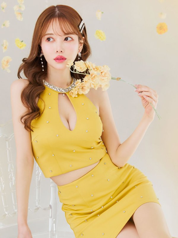 モデル：ゆめ　身長：160cm　着用サイズ：Sサイズ