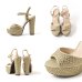 画像10: SALE【COMEX】 2color/ 13cmヒール/ ラメ/ ラインストーン/ オープントゥ/ アンクルストラップ/ ハイヒール/ ストラップサンダル[OF02]