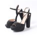 画像7: SALE【COMEX】 2color/ 13cmヒール/ ラメ/ ラインストーン/ オープントゥ/ アンクルストラップ/ ハイヒール/ ストラップサンダル[OF02]