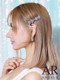 【Angel R/エンジェルアール】リボンデザイン/ ビジュー/ ヘアピン/ ヘアアクセ[OF02C-U]