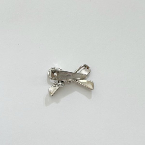 画像3: 【アクセサリー：ヘアクリップ】ミニリボンヘアクリップ【1カラー】[OF08]