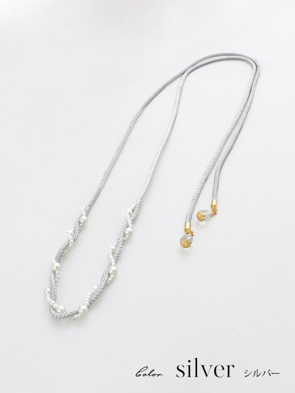 画像6: 【即日発送】【飾り紐単品】【浴衣小物】パールの飾り紐 / 帯飾り [OF04]