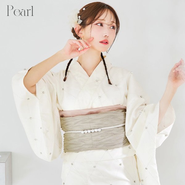 画像9: 【即日発送】【飾り紐単品】【浴衣小物】ビジューパール飾り紐 / 帯飾り / 飾り帯 [YMT]