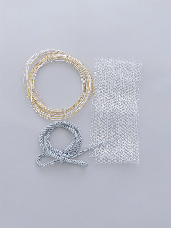 画像3: 【卒業袴小物】網チュールとドライフラワーのセット髪飾り【2カラー】