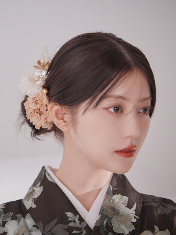 画像14: 【卒業袴小物】ドライフラワーセット髪飾り【2カラー】