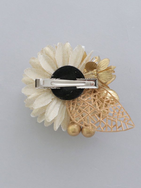 画像4: 【卒業袴小物】ゴールドフラワーコサージュ【1カラー】