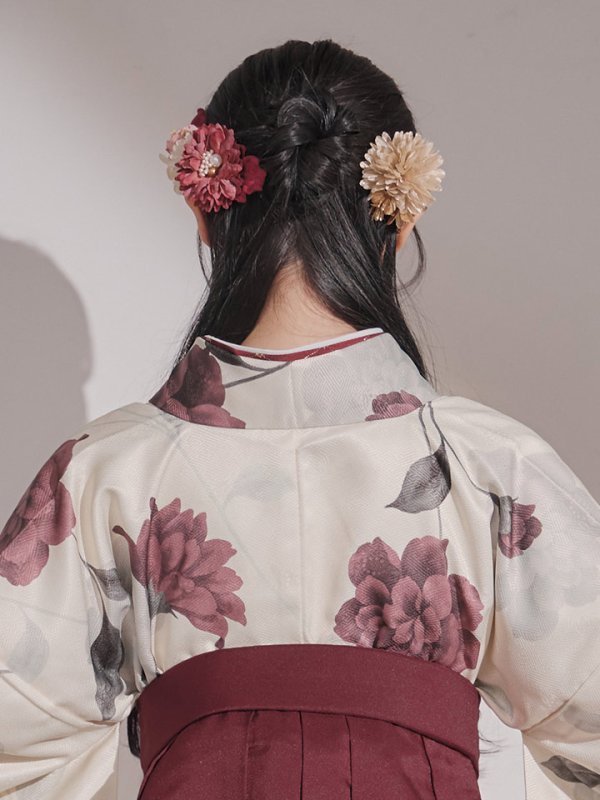 画像5: 【卒業袴小物】ゴールドフラワーコサージュ【1カラー】