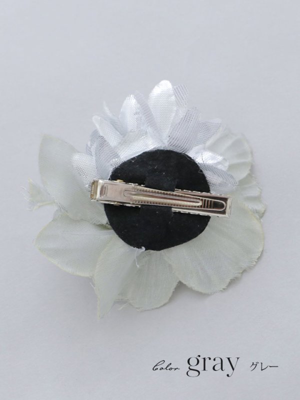 画像3: 【卒業袴小物】オーガンジーフラワーアンティークベリーコサージュ【3カラー】