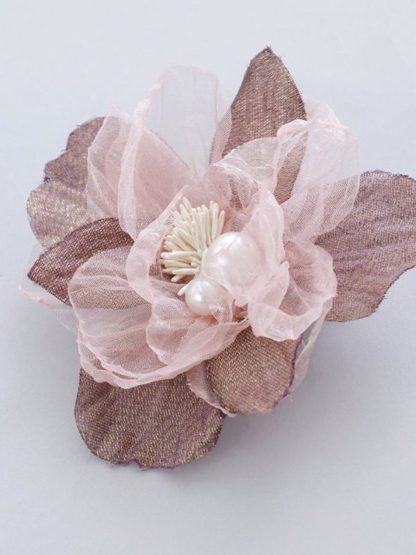 画像7: 【卒業袴小物】ダスティーフラワーパールコサージュ【2カラー】