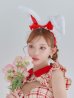 画像17: 【値下げ！】【即日発送】【ハロウィン】 チェックバニーセットアップ  【コスプレ6点セット】【XS-Lサイズ/2カラー】[OF04]