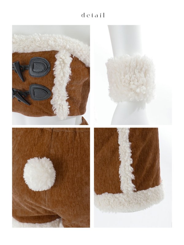 画像22: 【即日発送】【ハロウィン】ムートンベアセットアップ【コスプレ7点セット】【XS-Mサイズ/1カラー】[OF03]