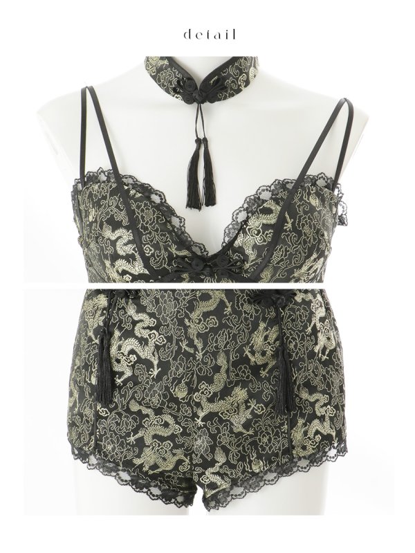 画像35: 【即日発送】【ハロウィン】チャイナショートパンツセットアップ 【コスプレ5点セット】【XS-Mサイズ/3カラー】[HC03]