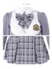 画像47: 【即日発送！】【ハロウィン】チェック制服セットアップ【コスプレ4点セット】【S-Lサイズ/2カラー】[OF04]