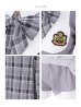 画像48: 【即日発送！】【ハロウィン】チェック制服セットアップ【コスプレ4点セット】【S-Lサイズ/2カラー】[OF04]