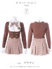 画像42: 【即日発送！】【ハロウィン】チェック制服セットアップ【コスプレ4点セット】【S-Lサイズ/2カラー】[OF04]
