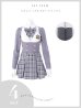 画像49: 【即日発送！】【ハロウィン】チェック制服セットアップ【コスプレ4点セット】【S-Lサイズ/2カラー】[OF04]